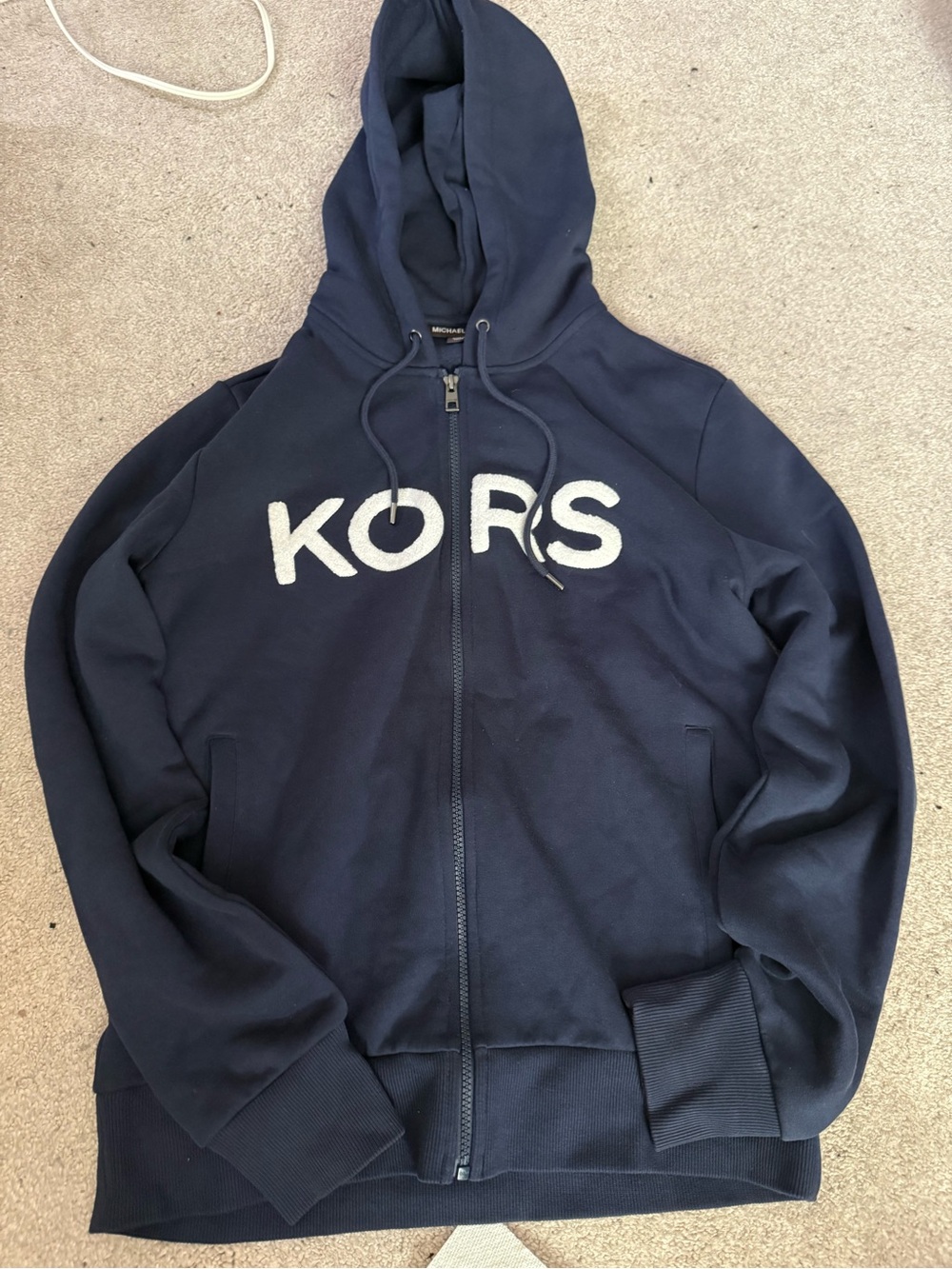 Michael Kors Blue Zip Up Men’s Jacket